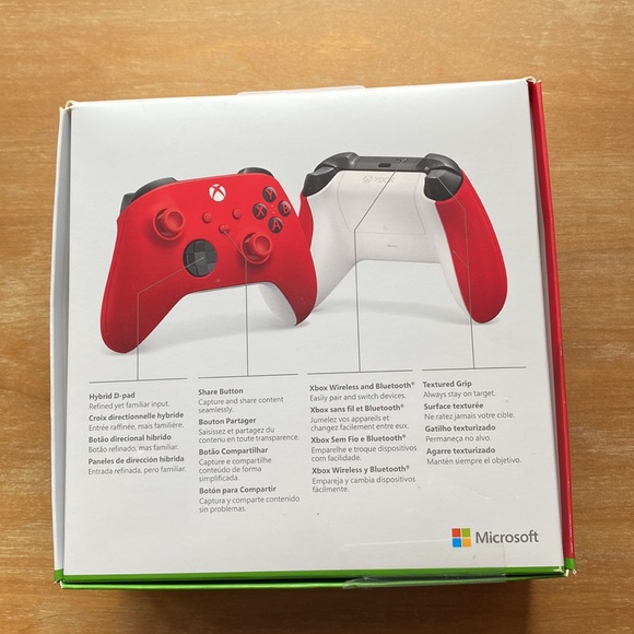 Xbox Pulse Red Controller - Picture 3 of 5